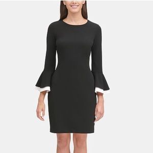 Tommy Hilfiger Bell sleeve sheath dress 2